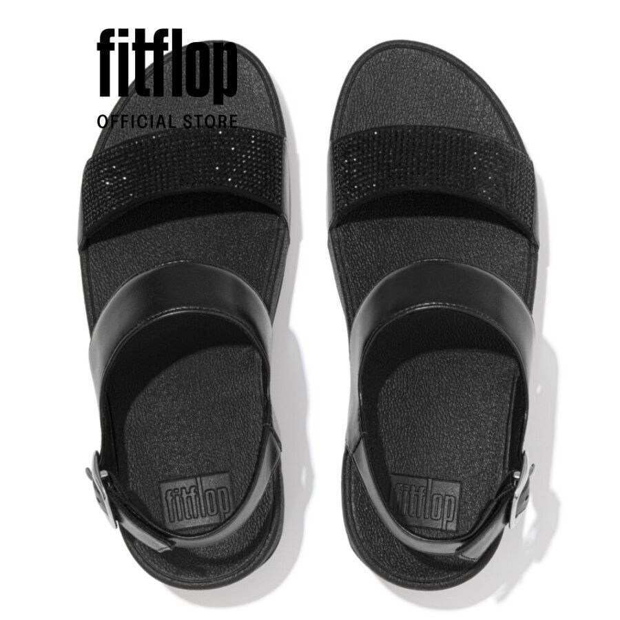 Xăng Đan Nữ FitFlop LULU - All Black - FON - EC3-090
