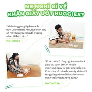 [Live Độc Quyền] Thùng 12/16 gói khăn giấy ướt không mùi/ có mùi/golden wet cho trẻ sơ sinh HUGGIES Gói 72/80 tờ