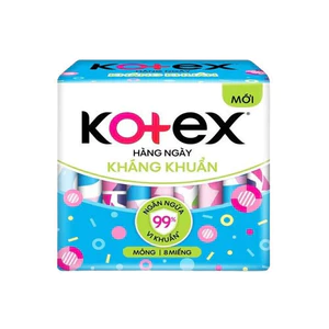Băng vệ sinh Kotex hằng ngày kháng khuẩn 8 miếng