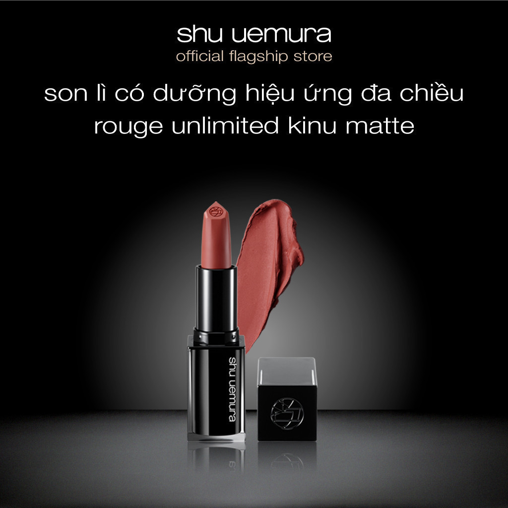 son lì lâu trôi có dưỡng shu uemura rouge unlimited kinu matte 3.3g
