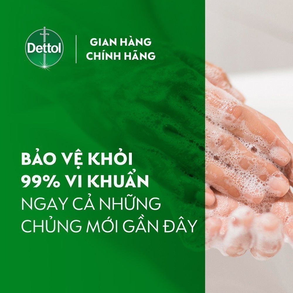 Ảnh Nước rửa tay Dettol kháng khuẩn hương tinh dầu thông - Chai 250g 3