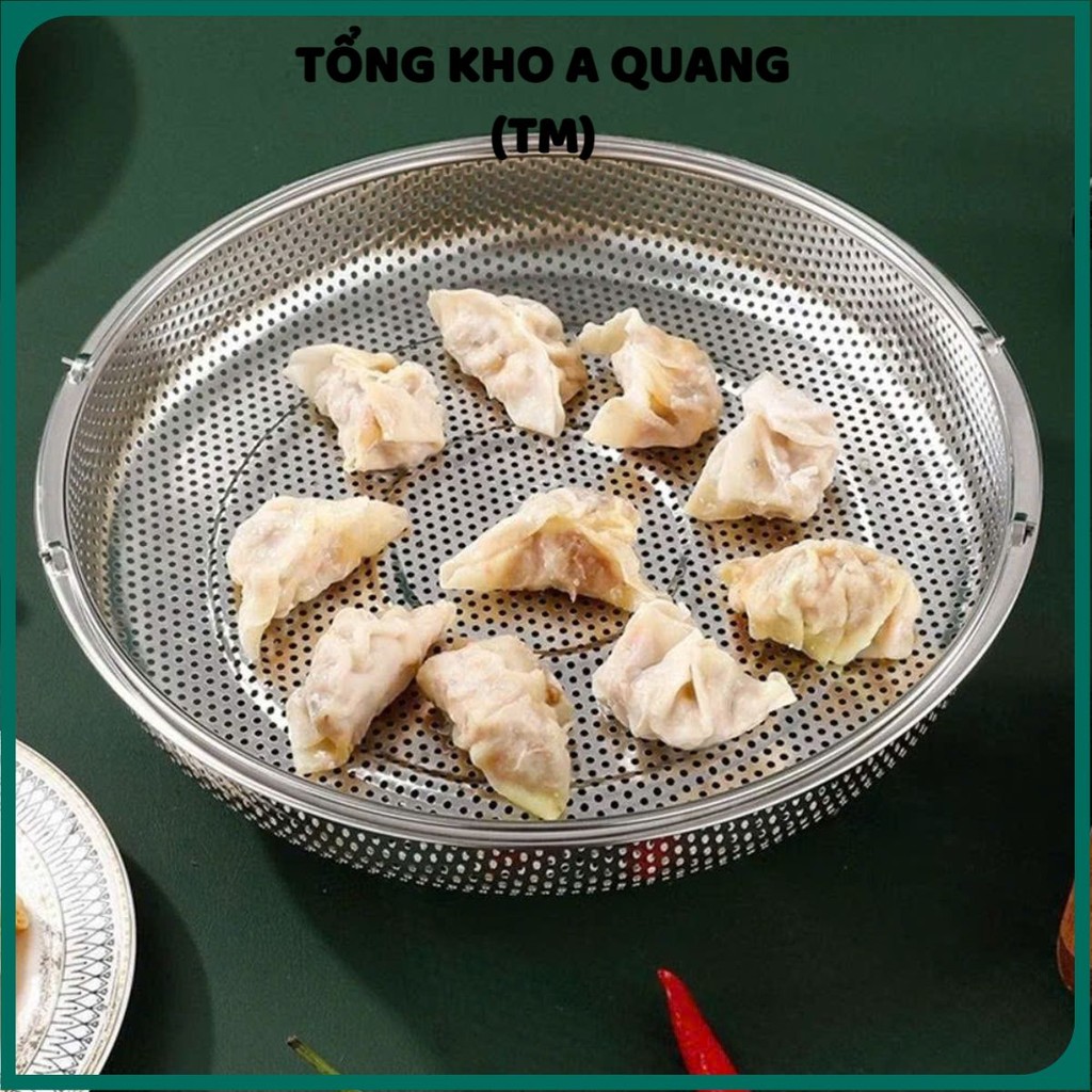 KHAY HẤP ĐỒ ĂN CÓ QUAI INOX CAO CẤP – Vỉ Hấp Inox 304 Bền Đẹp,Xửng Hấp Đồ Xôi Đa Năng Giữ Nguyên Hương Vị Thực Phẩm