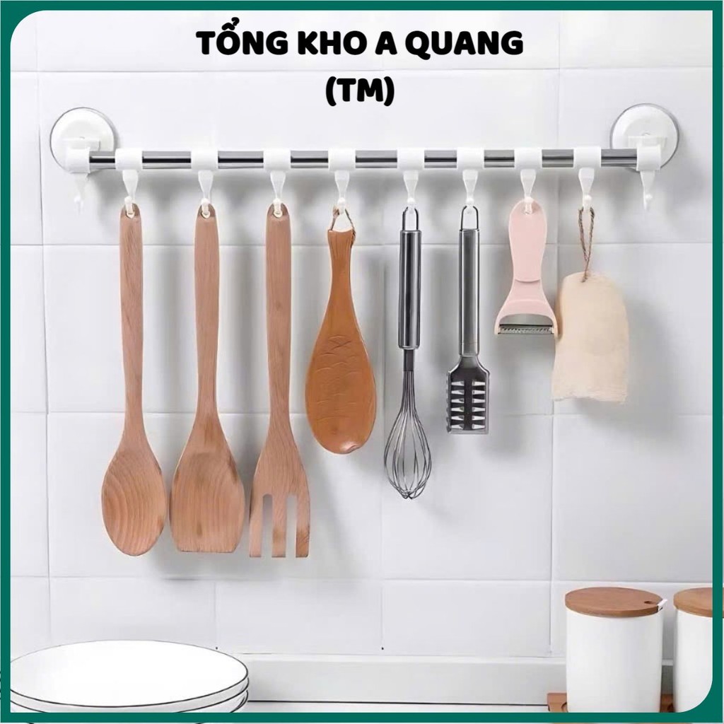 Thanh giá treo đồ Hút dán tường tiện lợi,  THANH TREO ĐỒ HÚT CHÂN KHÔNG - THANHMOCTREODO068