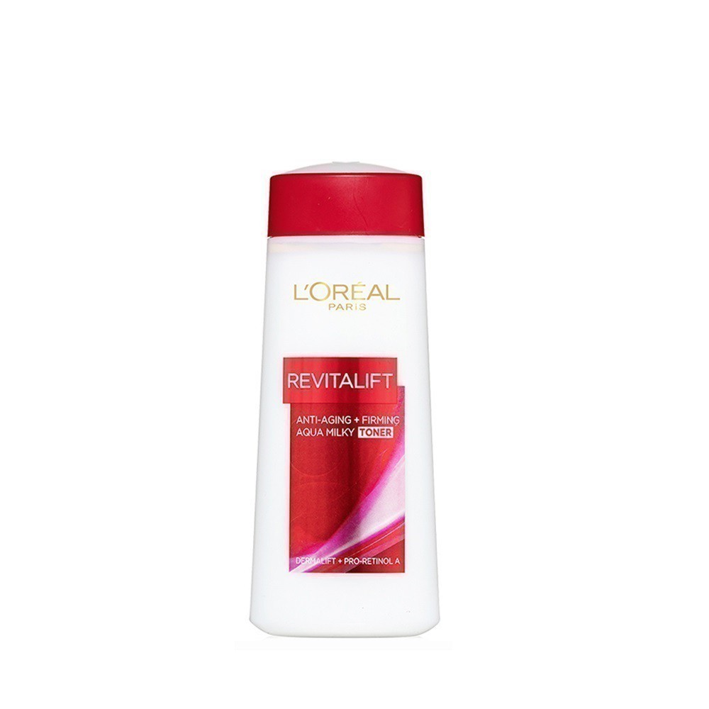 Ảnh Nước hoa hồng se khít lỗ chân lông và săn chắc da L'Oreal Paris Revitalift Aqua Milky 200ml 2