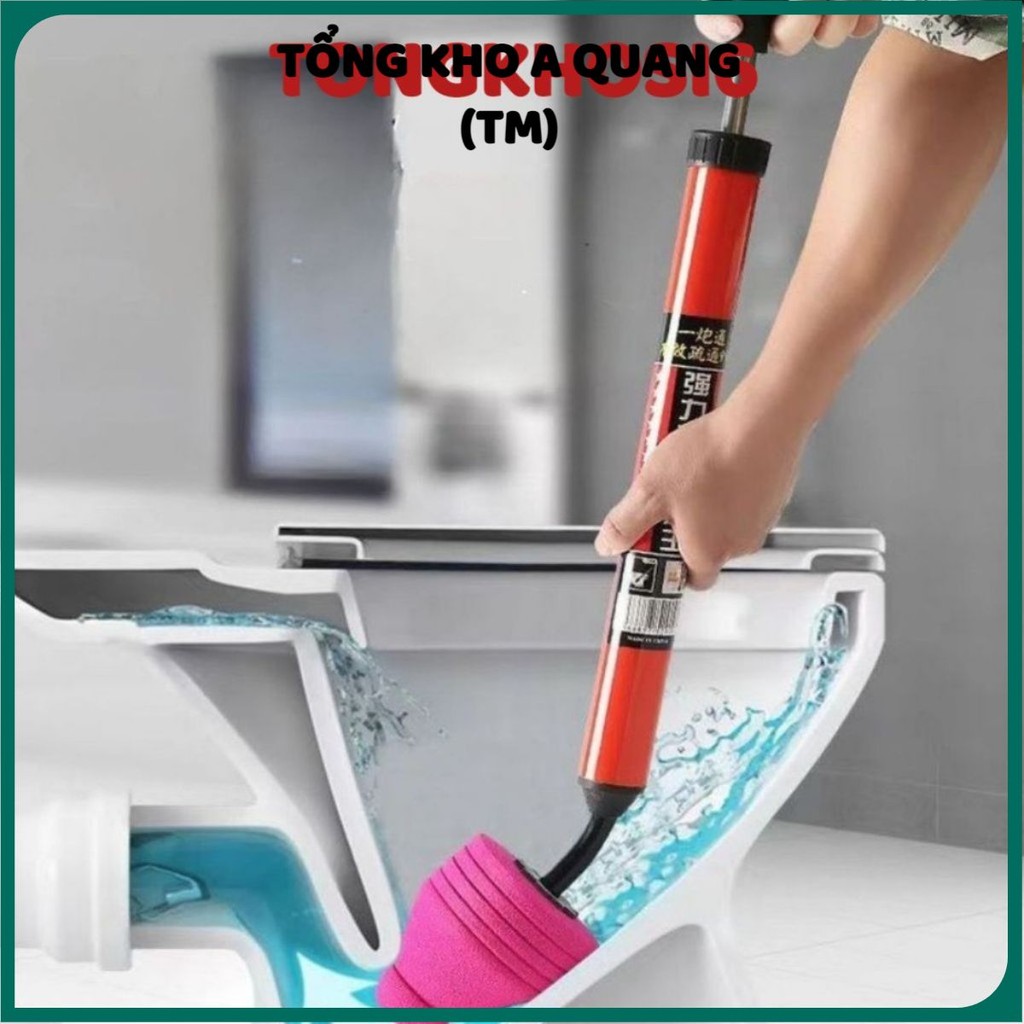 Cây Bơm Thụt Thông Tắc Nghẽn Bồn Cầu Tiện Dụng Nâng Cấp Mới Nhất 2024, Súng Thông Tắc Bồn Cầu