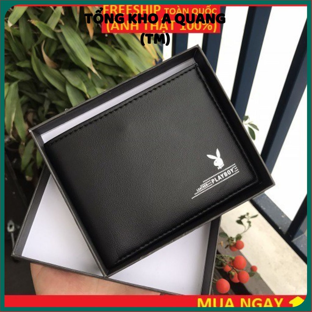 Ví nam Playboy da đẹp thời trang hàng hiệu cao cấp . Bóp ví nam da PU xịn phong cách trẻ nam tính nhập khẩu chính hãng