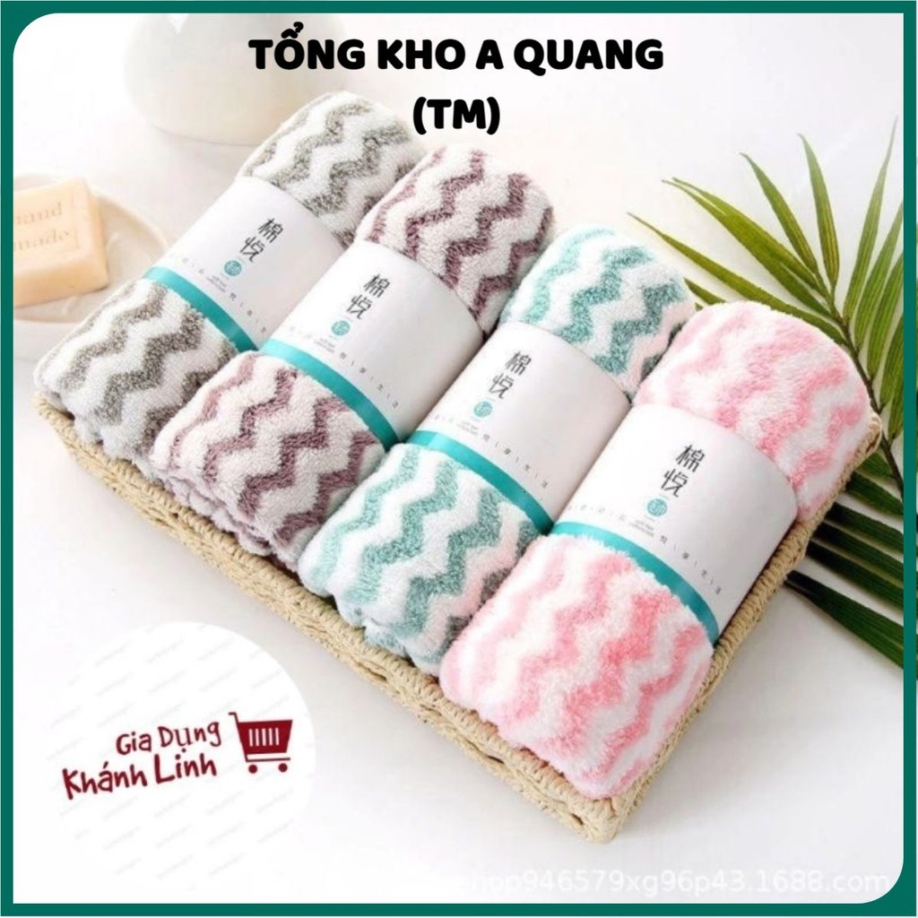 [COMBO 10] Khăn Mặt Cotton Khăn Mặt Lông Cừu Siêu Mềm 30x50cm - T531