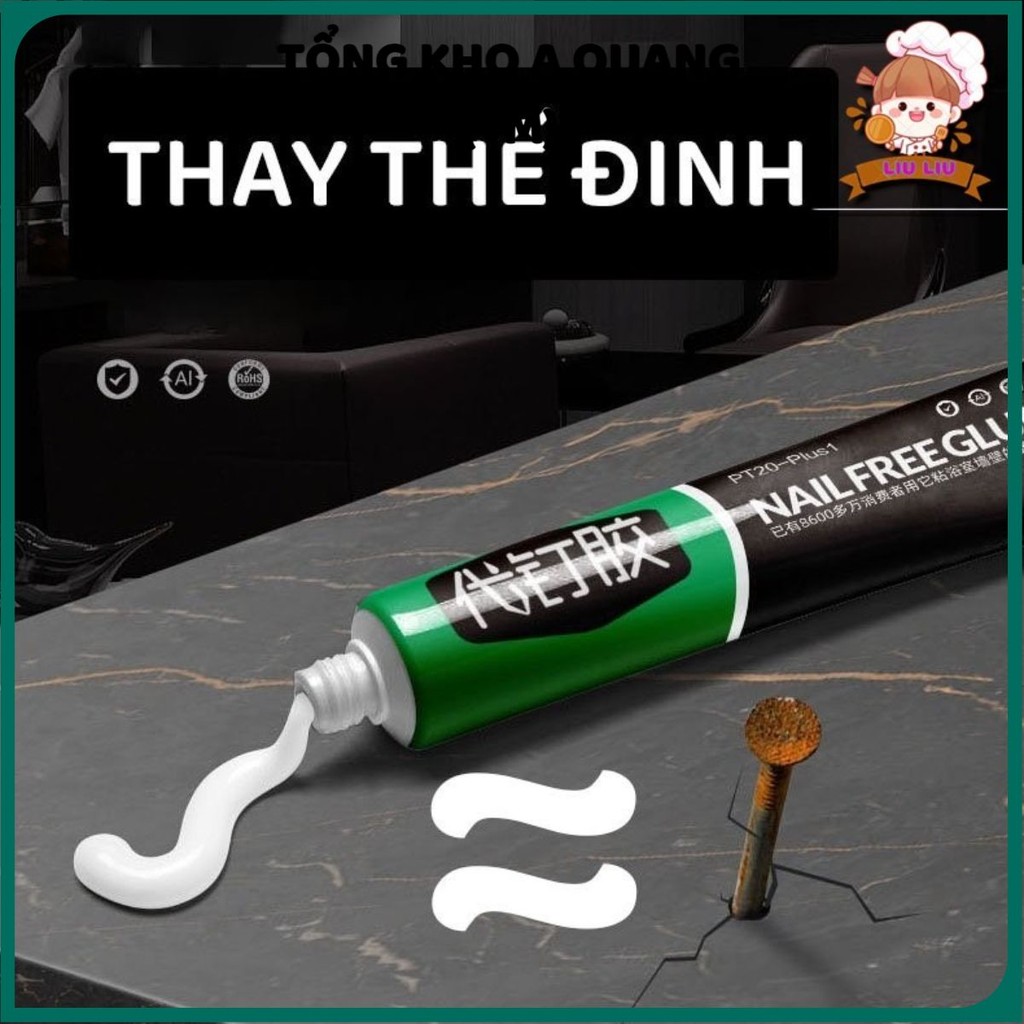 Keo siêu dính dán chắc như đóng đinh , keo cơ khí chuyên dùng dán các đồ vật thay thế đinh vít, dán treo đồ chắc chắn