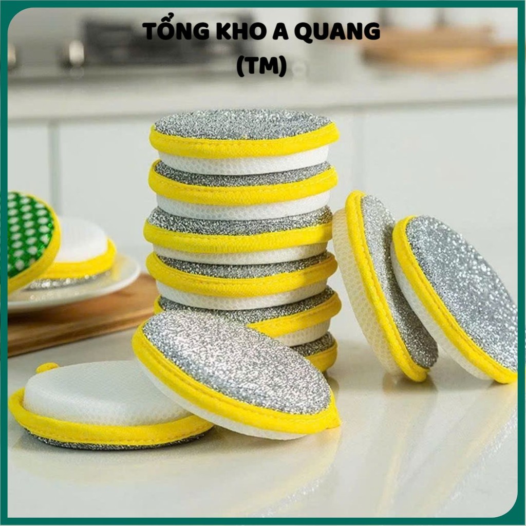 [COMBO 10] Miếng Rửa Chén Bát 2 Mặt, Miếng Chà Xoong Nồi Chảo, Dụng Cụ Vệ Sinh Nhà Bếp,  MIẾNG CHÀ RỬA BÁT - MIENGRUA67