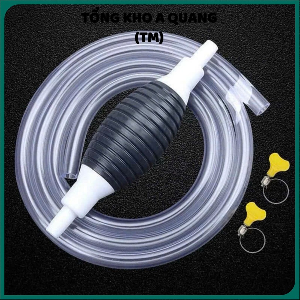 DỤNG CỤ BƠM HÚT CHẤT LỎNG,  Dụng cụ bơm hút rượu xăng dầu chất lỏng bóp tay: BOMHUTCHATLONG28