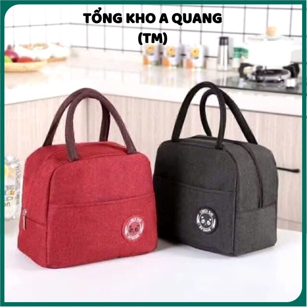 TÚI ĐỰNG CƠM,  Hộp Cơm Trưa Du Lịch Dã Ngoại Di Động Bảo Quản Thực Phẩm Ăn Sáng Giữ Nhiệt Túi Ăn Trưa Túi Cách Nhiệt