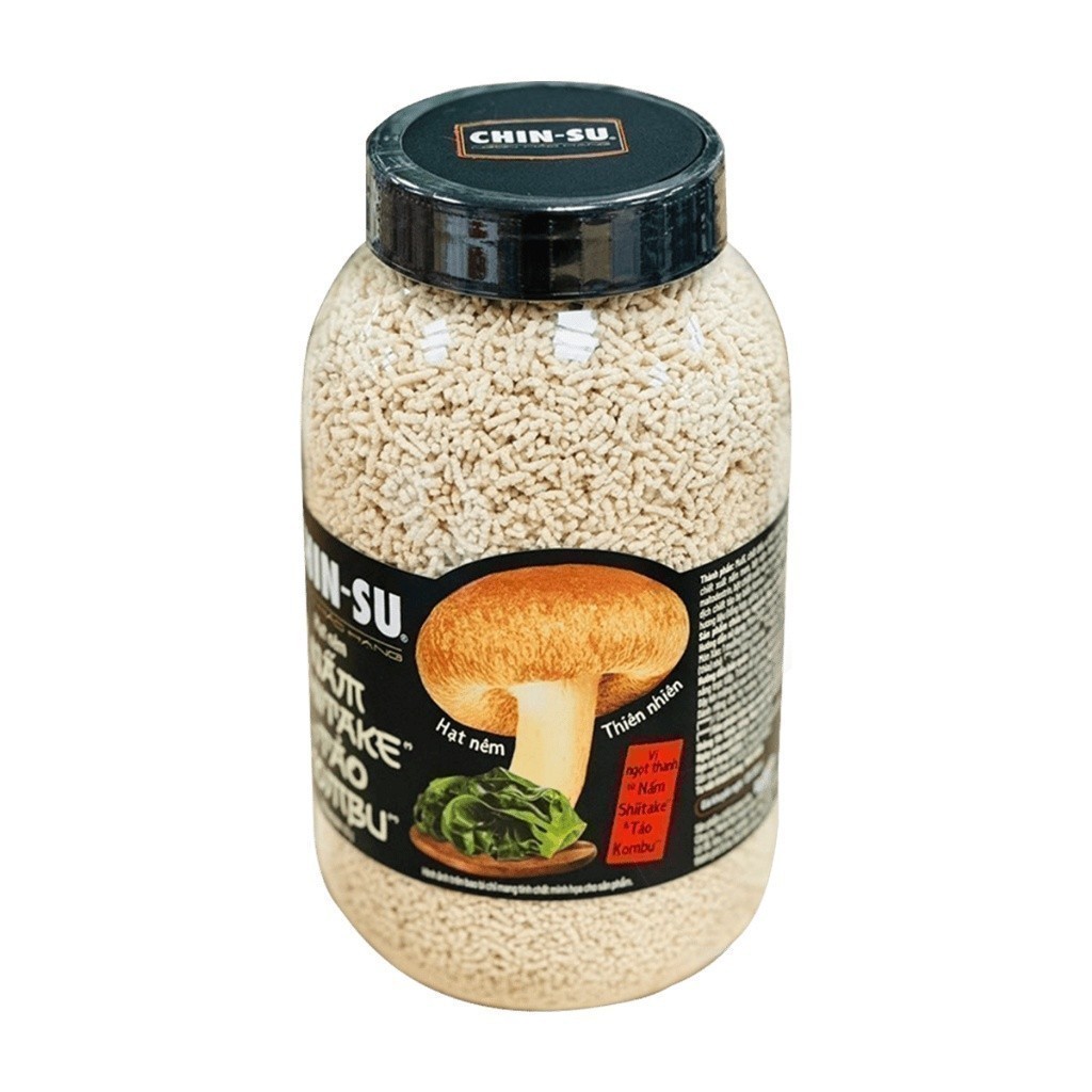 [Chọn loại] Hạt Nêm CHIN-SU Nấm Shiitake & Tảo Kombu Hộp 450g