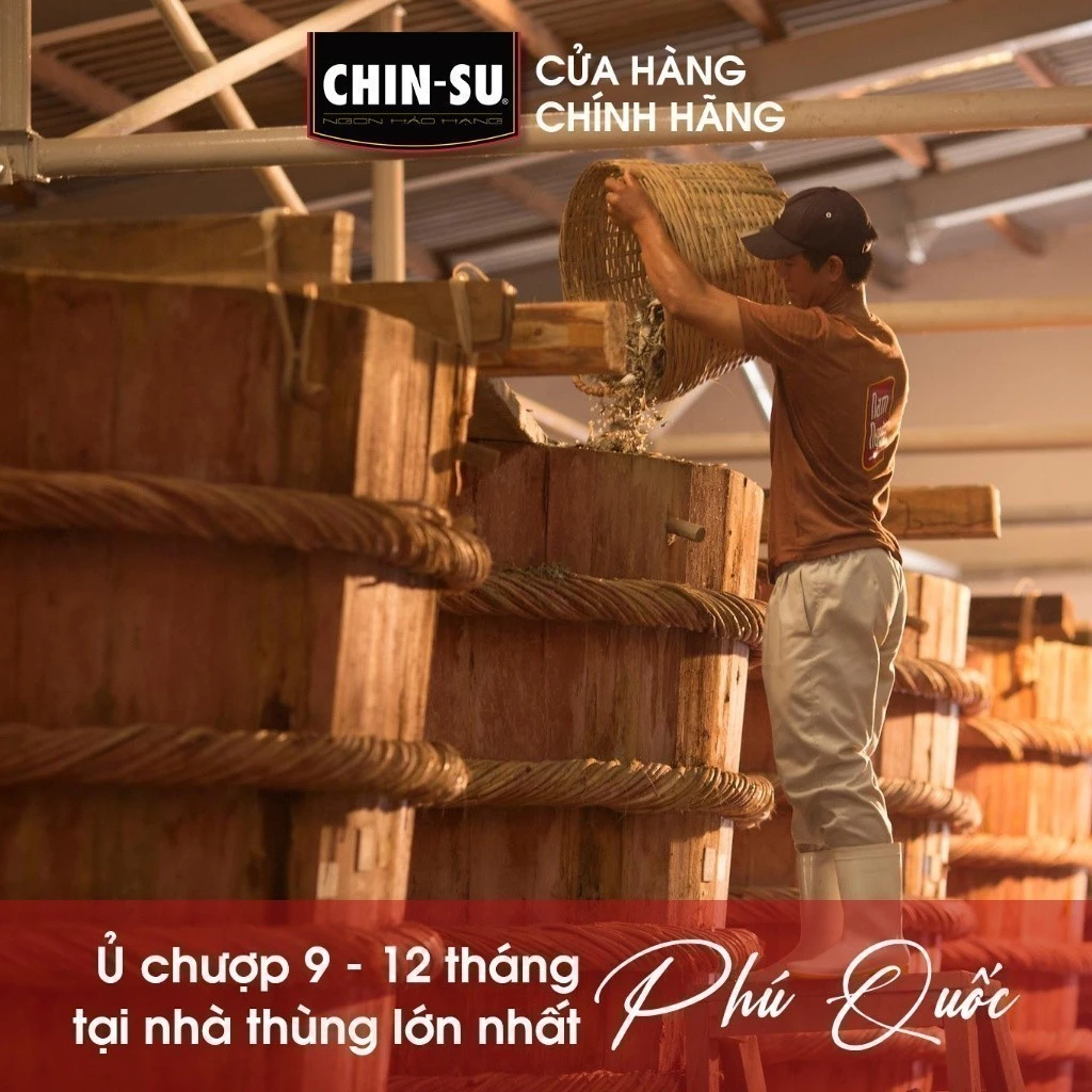 Nước Mắm CHIN-SU Cá Hồi Đậm Đặc Chai 500ml