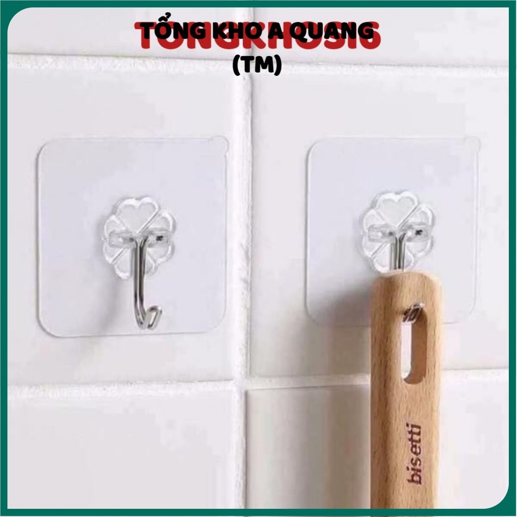 [COMBO 10]  Móc Dán Tường Treo Đồ Trong Suốt AK9- Móc Dính Cường Lực Thần Thánh Gắn Siêu Dính Đa Năng