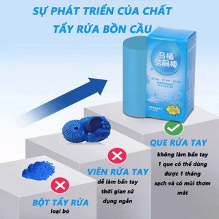 Cốc Thả Bồn Cầu Viên Tẩy Bồn Cầu Loại Bỏ Mảng Bám, Khử Mùi Hôi, Diệt Vi Khuẩn 99,9% Dùng 1 Tháng Life Plus - TBC03