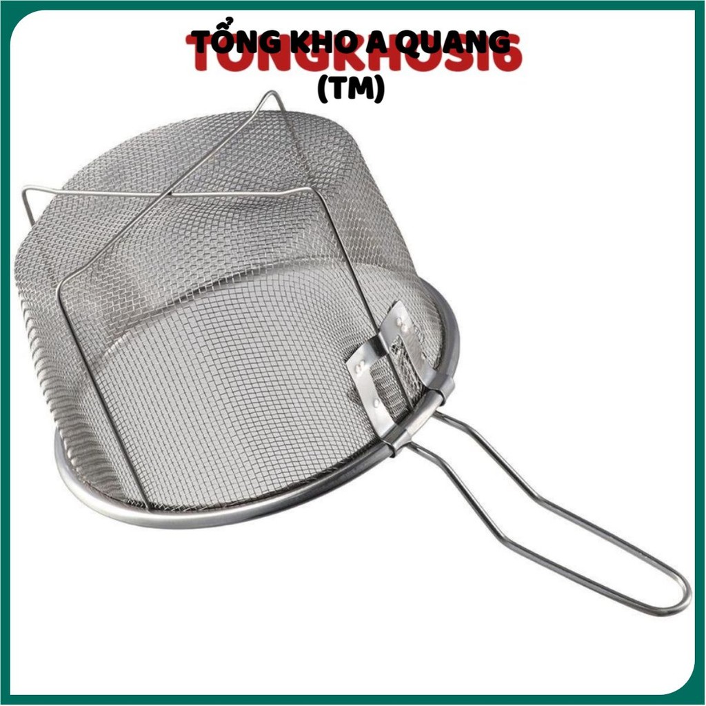 Giỏ Lưới Vớt Mì, Bún, Rau, Thức Ăn Nhúng Lẩu - Vợt Lưới Vớt Gia Vị, Topping