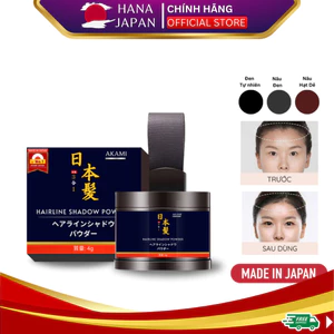 Phân phủ bạc che khuyết điểm tóc AKAMI 3in1 Nhật Bản Chính Hãng