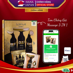 Máy massage di đẩy tinh chất 3 trong 1 Giúp da thư giãn, giảm nếp nhăn, đốm đen vùng quanh mắt, cải thiện s