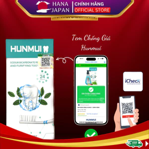 KEM ĐÁNH RĂNG Hunmui, Giúp Trắng Răng Giảm Ố Vàng, Hết Hôi Miệng