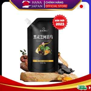 Cao phủ bạc linh chi đen Hàn Quốc 300ml dầu gội phủ bạc linh chi đen phủ đen mái tóc nuôi dưỡng tóc
