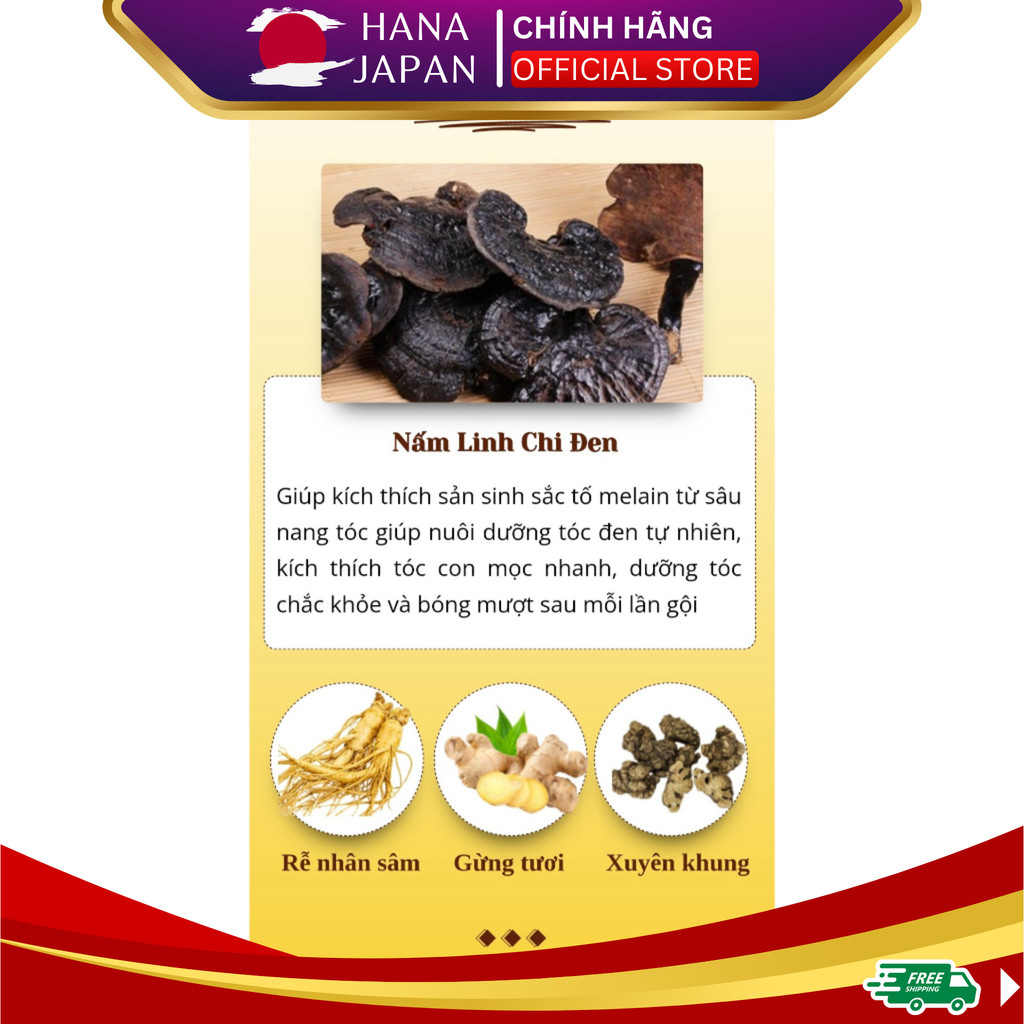 Cao phủ bạc linh chi đen Hàn Quốc 300ml dầu gội phủ bạc linh chi đen phủ đen mái tóc nuôi dưỡng tóc