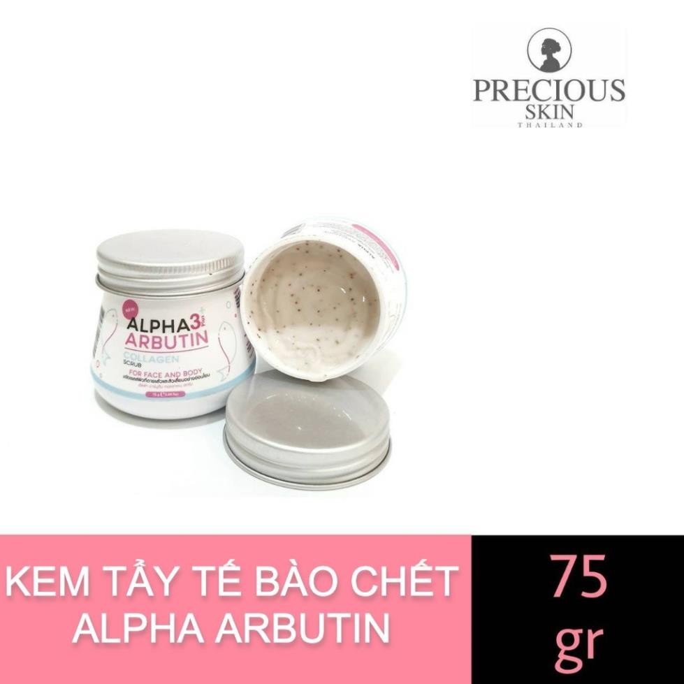 Tẩy tế bào chết Alpha Arbutin Precious Skin 75G hiệu quả, an toàn không bào mòn da