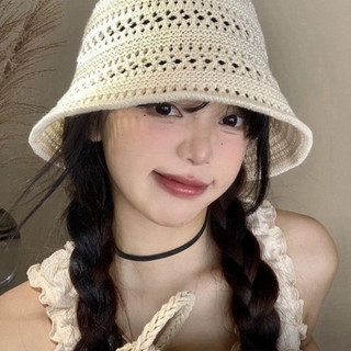 Mũ Chống Nắng Đan Tay Phong Cách Vintage Hàn Quốc Đi Biển Đi Chơi Thời Trang Thanh Lịch NGÓI HOME - MCN02