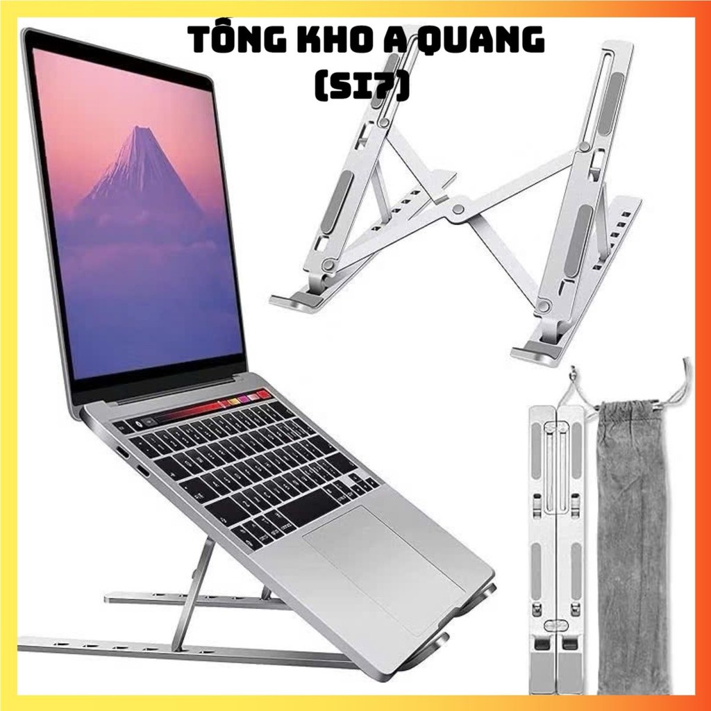 Giá Đỡ Máy Tính Xách Tay Đa Năng , Giá Đỡ Máy Tính Xách Tay Điều Chỉnh Cho Macbook Giá Đỡ Đế Làm Mát Gập Lại Chống Trượt