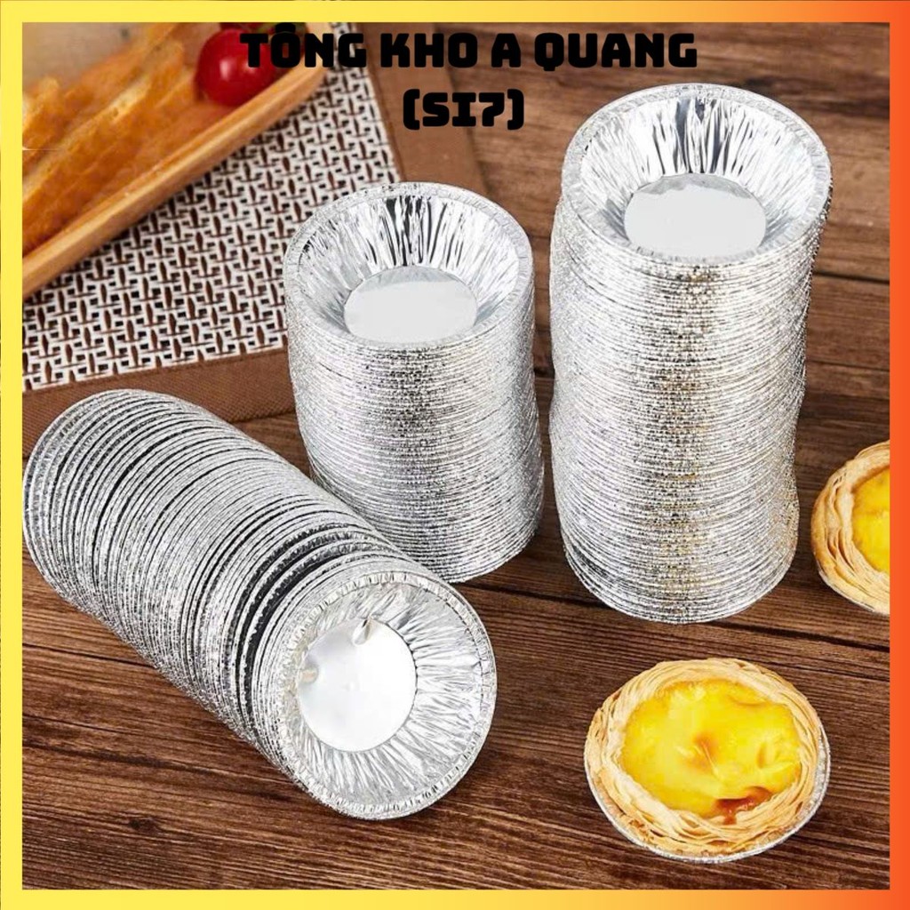 Chén Khuôn giấy bạc nướng thực phẩm, nướng hàu..., 250 BÁT GIẤY BẠC LÀM BÁNH - KHUONBATBAC6
