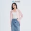 Áo sơ mi nữ Gmorning - GUMAC tay dài form suông rộng trong suốt freesize YAE07052