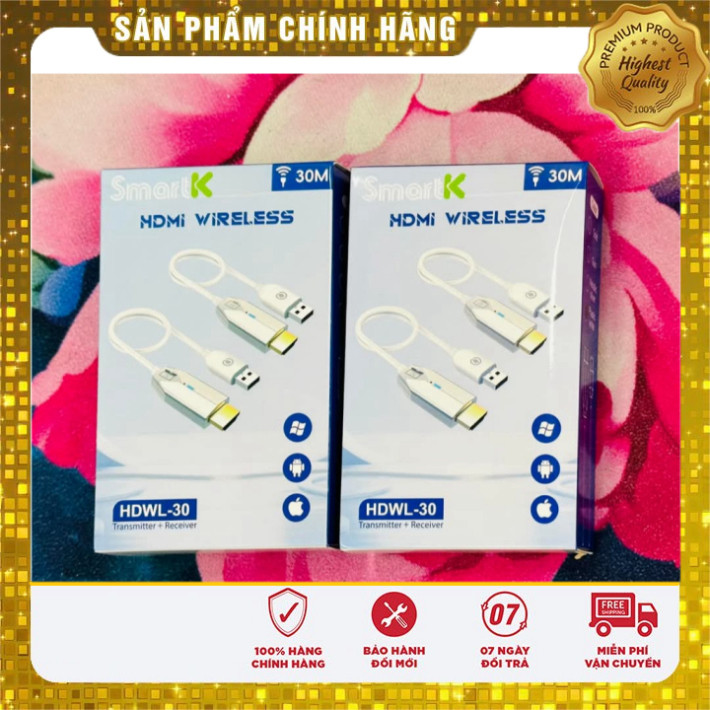 Bộ dây HDMI không dây chính hãng SmartK