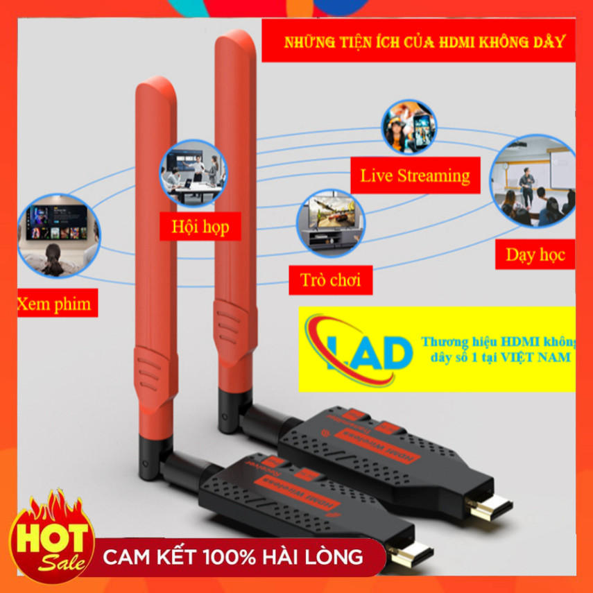 HDMI không dây 150m 2026 sử dụng  cho máy tính xách tay sang 4 máy chiếu hoặc TV (150ALL)