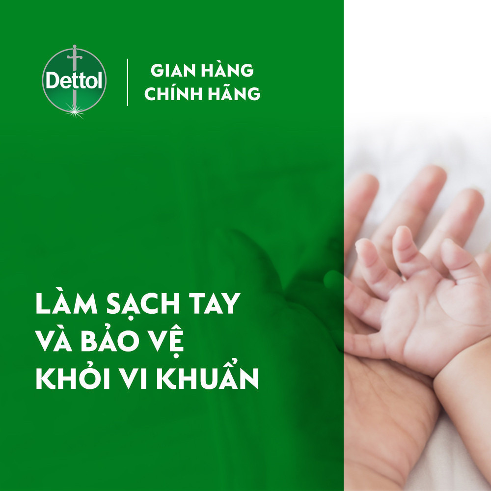 Ảnh Combo 2 nước rửa tay Dettol kháng khuẩn hương tinh dầu thông - Chai 500g 4