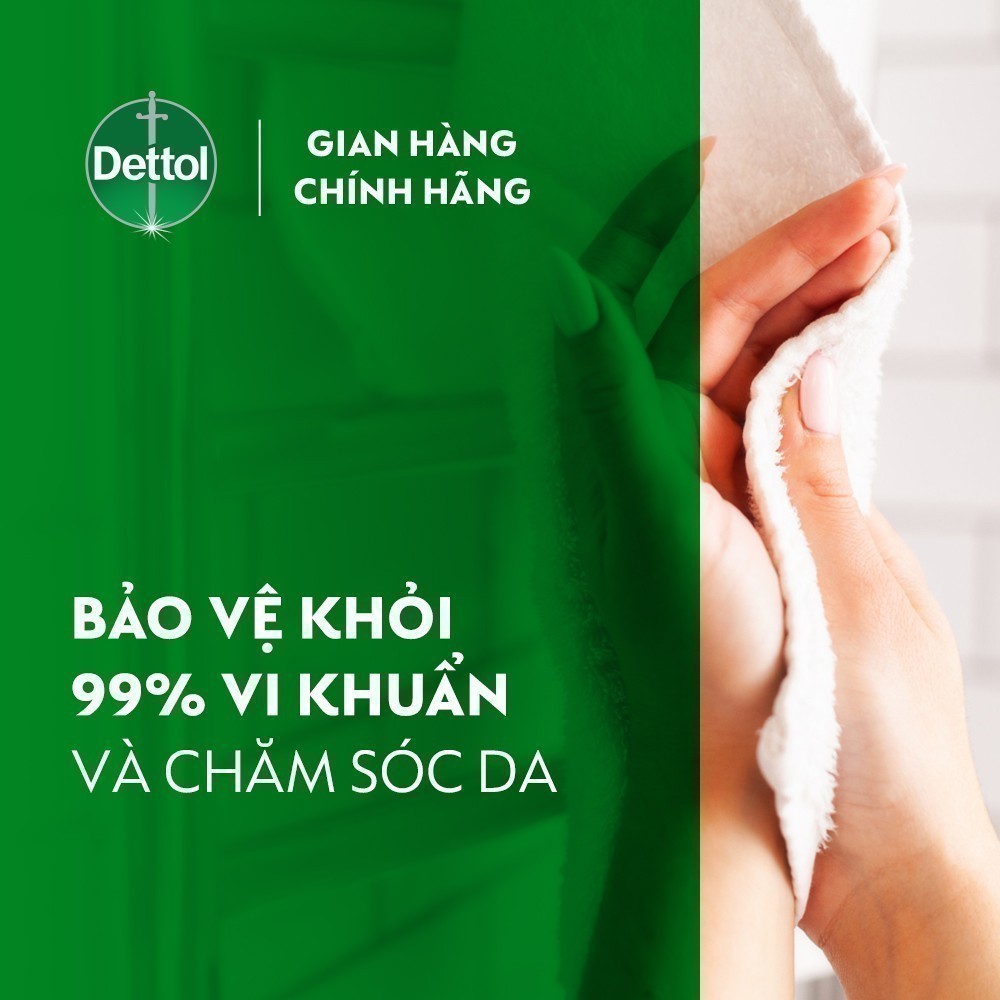 Ảnh Combo 3 xà phòng Dettol kháng khuẩn hương tinh dầu thông 100G x 3 3