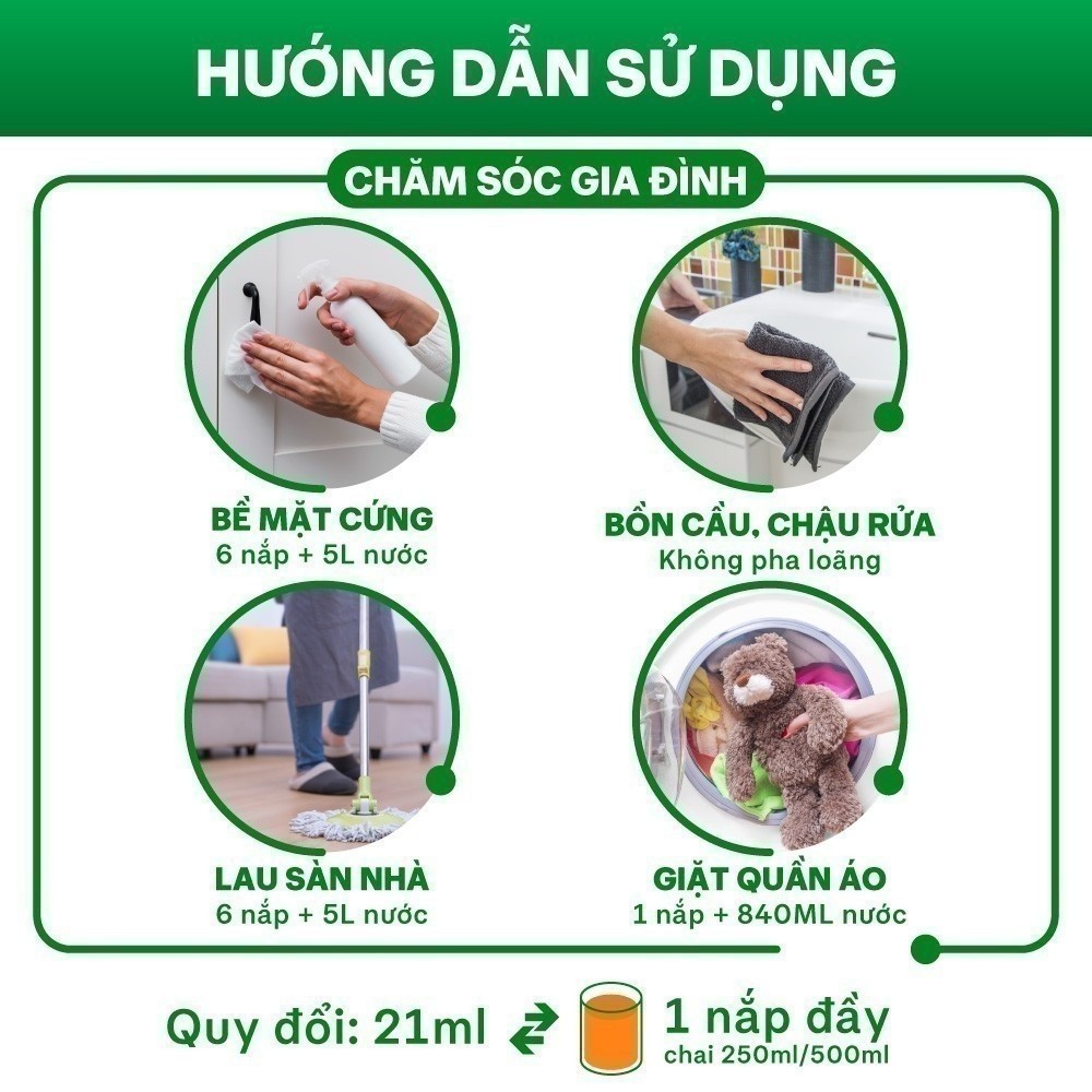 Ảnh Dung dịch diệt khuẩn khử mùi đa năng Dettol, Chai 1L 3