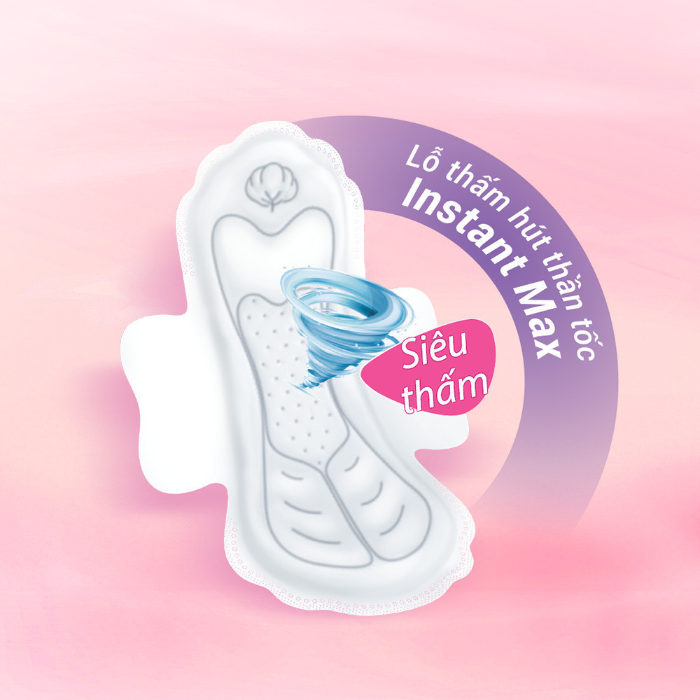 Ảnh Combo 8 gói Băng vệ sinh Molped thiên nhiên Siêu bảo vệ Siêu mỏng có cánh (GÓI 8 MIẾNG) 2