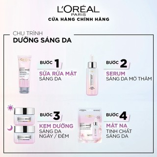 Mặt nạ dưỡng sáng mờ thâm nám L'Oreal Paris Glycolic (AHA) Bright 22g