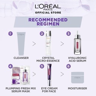 Mặt nạ kết hợp serum căng mịn Revitalift Fresh Mix Plumping Serum L'Oreal Paris 33g