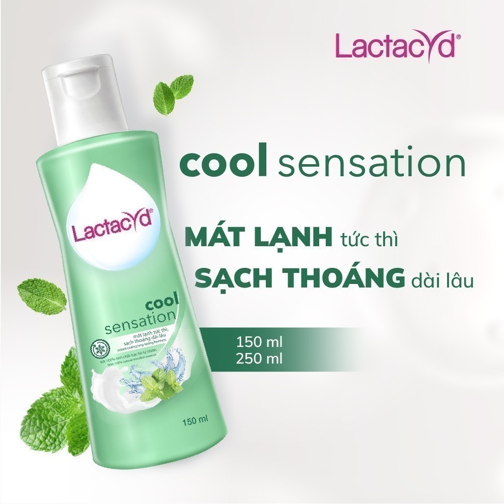 Ảnh Bộ Chai DDVS Phụ Nữ Lactacyd Cool Sensation 250ml  +  Lactacyd Odor Fresh 250ml 3