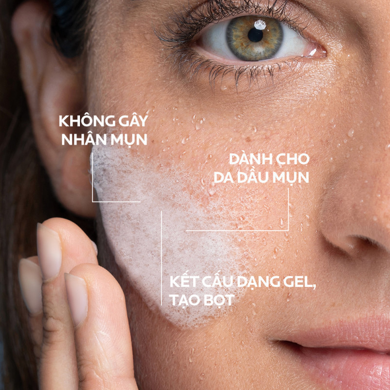 Ảnh Gel rửa mặt cho da dầu nhạy cảm La Roche-Posay Effaclar Foaming Gel 400ml (Túi refill) 4
