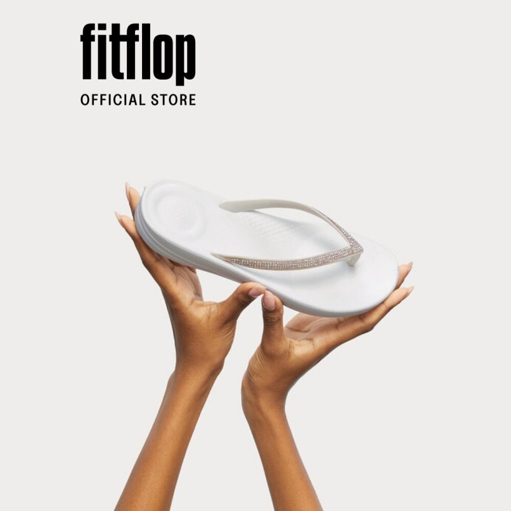 Dép Xỏ Ngón Nữ FitFlop IQUSHION - Urban White - FOT - R08-194