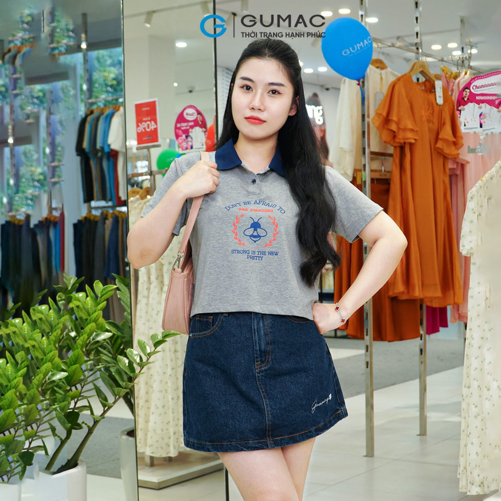 Ảnh Áo thun croptop thời trang Gmorning - GUMAC YATE11107 2