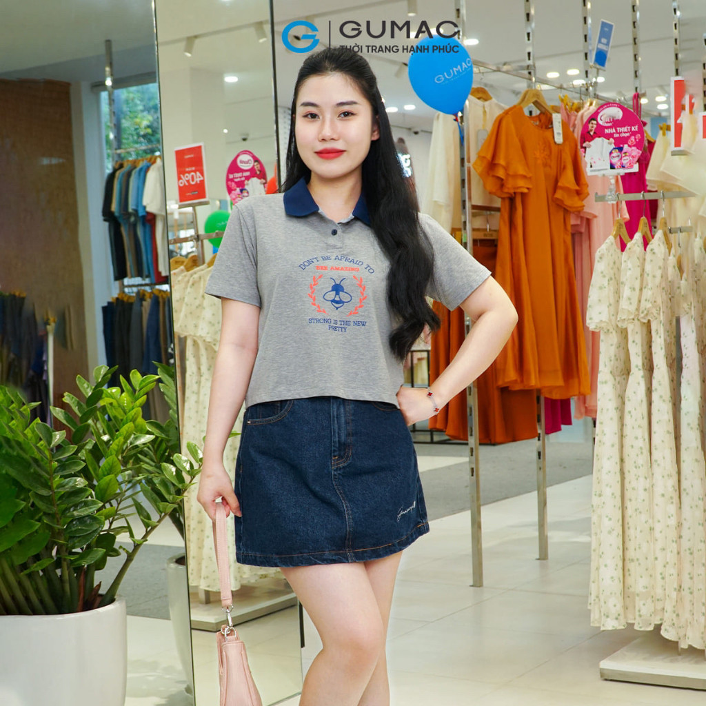Ảnh Áo thun croptop thời trang Gmorning - GUMAC YATE11107 1