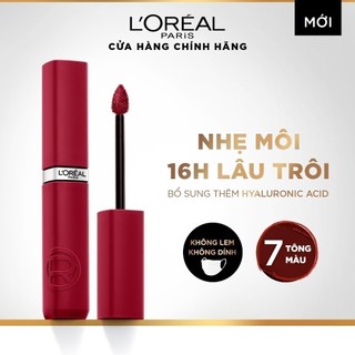 Son kem mịn lì nhẹ môi, & 16H lâu trôi, chuẩn màu căng mướt L’Oreal Paris Infallible Matte Resistance 5ML | 115