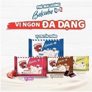 Phô mai vuông Belcube vị Socola 15C 78Gx15 WA24