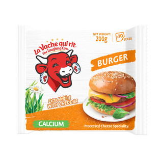 Phô mai Lát Con Bò Cười Burger - 10c (200G)