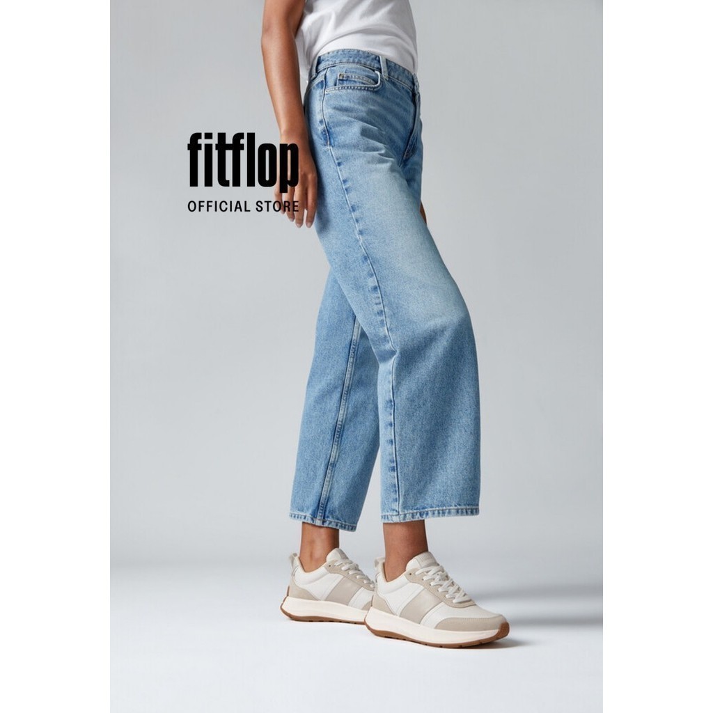 Giày Thể Thao Cổ Ngắn Nữ FitFlop F-MODE - Urban White Mix - FOF - HX7-646