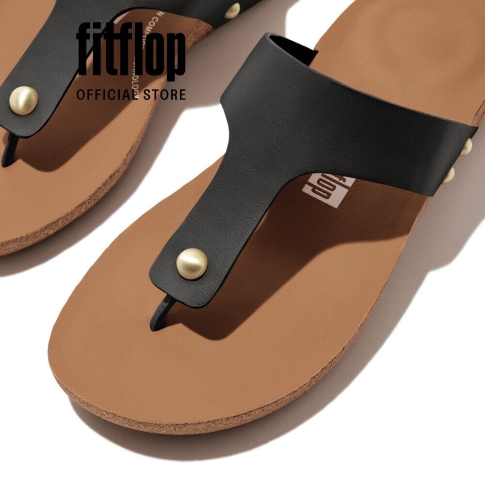 Dép Xỏ Ngón Nữ FitFlop IQUSHION - Black - FL89 - HE9-001