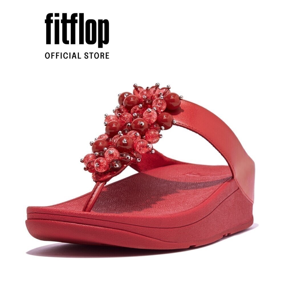 Dép Xỏ Ngón Nữ FitFlop FINO - MetallRed - FL10 - HI9-A97