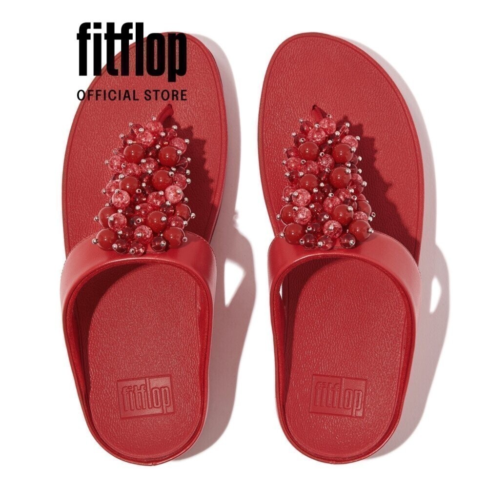 Dép Xỏ Ngón Nữ FitFlop FINO - MetallRed - FL10 - HI9-A97